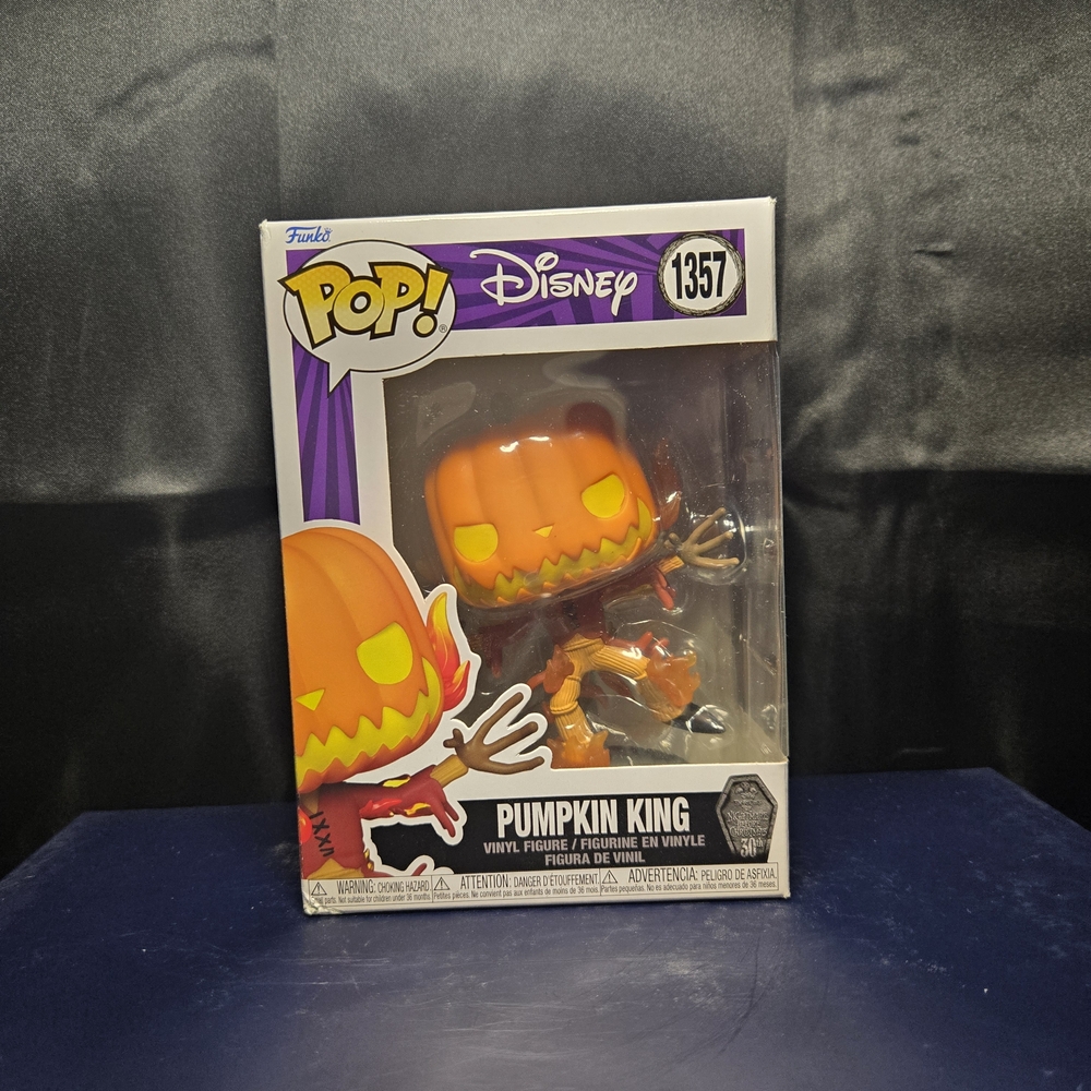 Nightmare Before Christmas 30th Aniversary Pumpkin King Funko POP